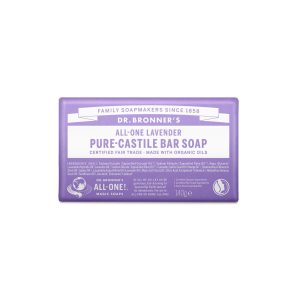Pastilla de jabon de lavanda bio 140g Dr. Bronner's