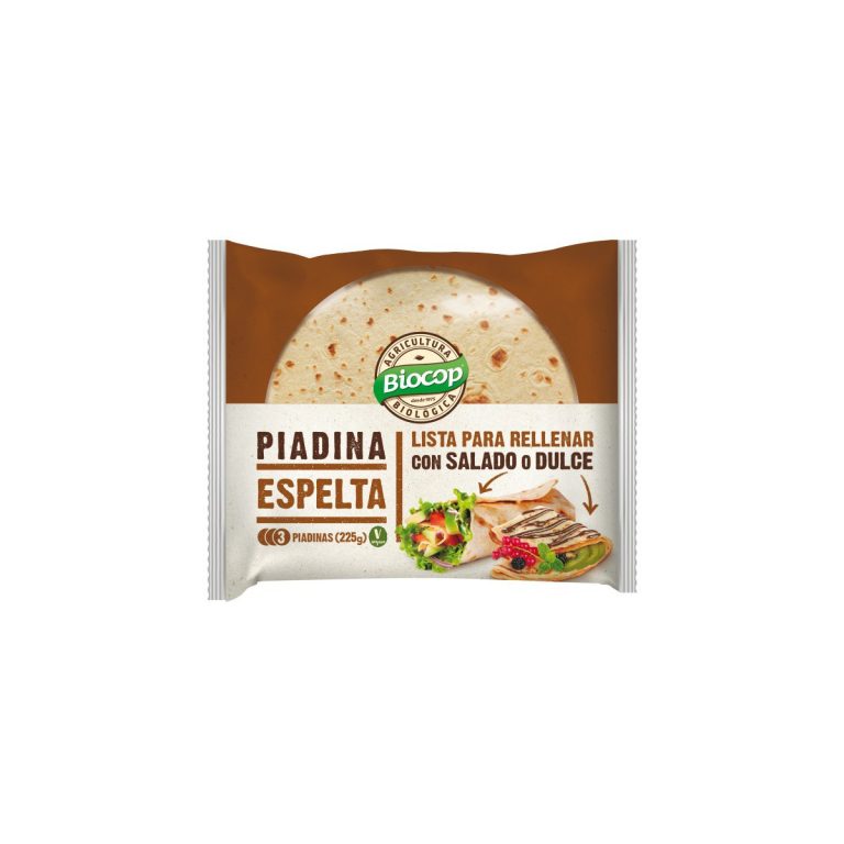Piadina de espelta bio 225g Biocop