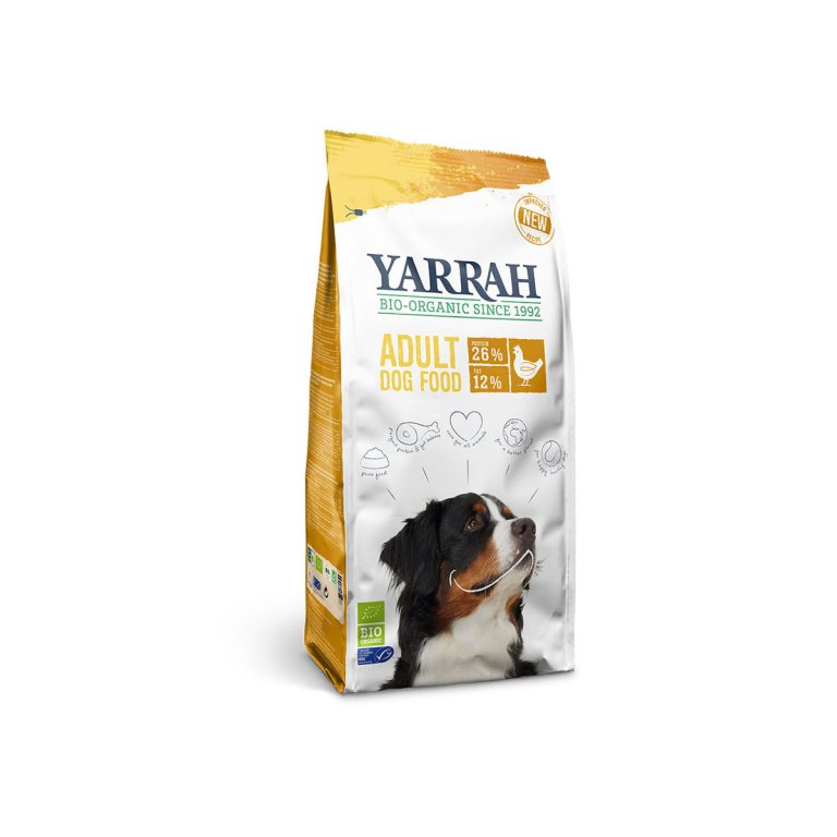 Pienso para perros adultos con pollo bio 2kg Yarrah