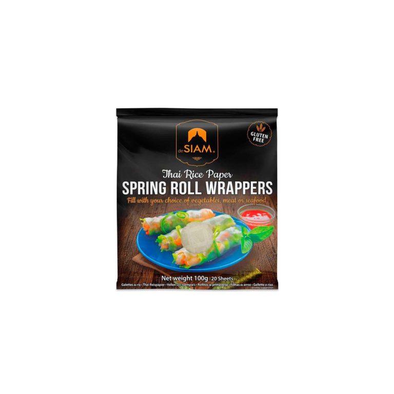 Rollitos de primavera papel de arroz (20 laminas) 100g deSIAM