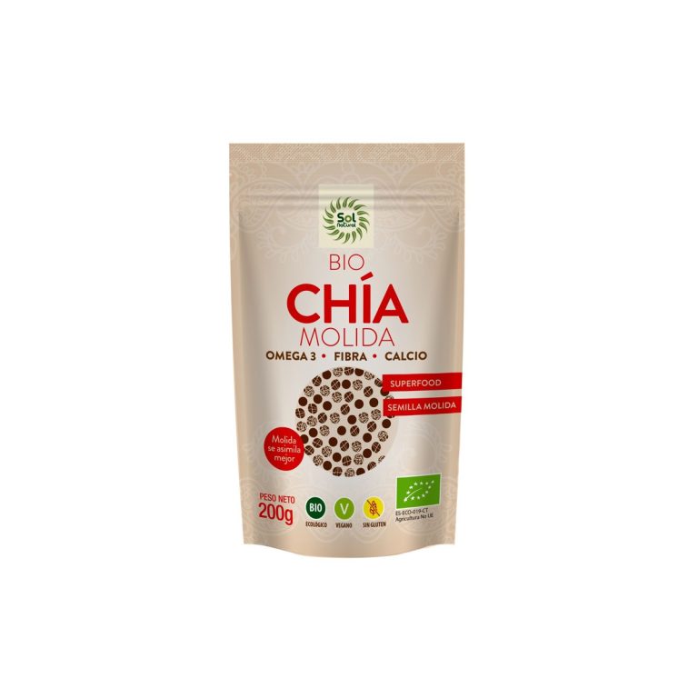 Semillas de chia molidas bio 200g Sol Natural