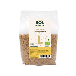 Semillas de Lino dorado bio 500g Sol Natural
