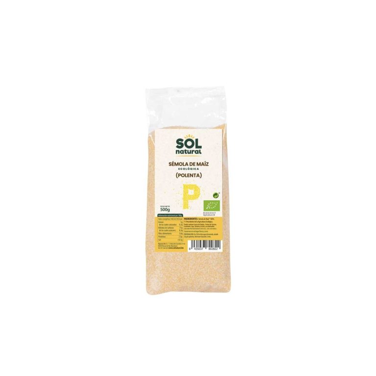 Sémola de maíz (polenta) bio 500 g Sol Natural