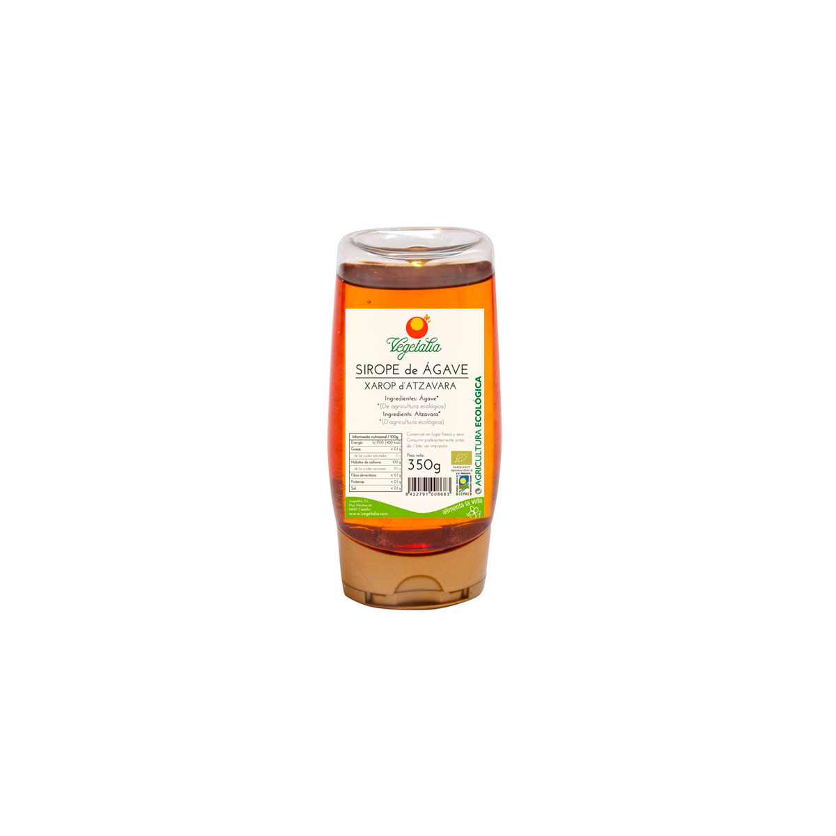 Sirope de agave bio 350 g Vegetalia