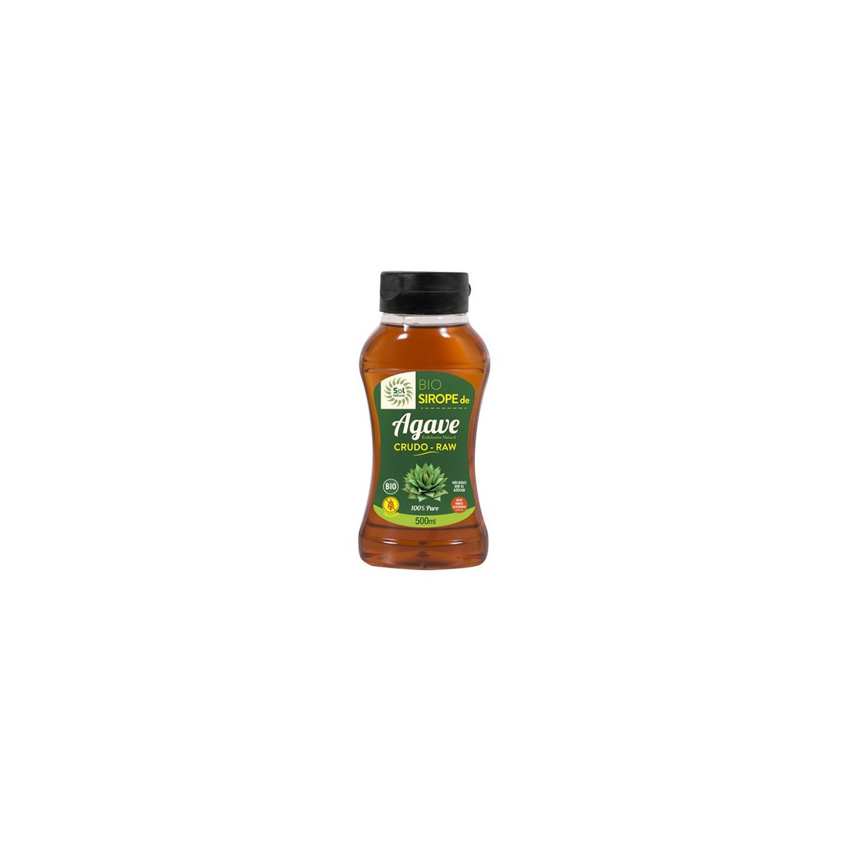 Sirope de agave crudo-raw sin gluten bio 500 ml Sol Natural
