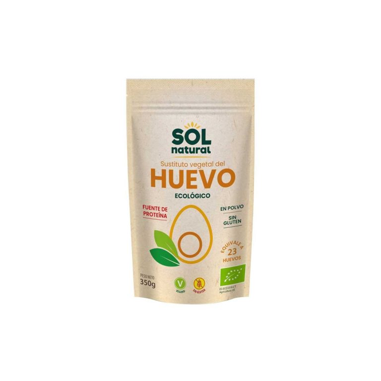Sustituto vegetal del Huevo en polvo bio 350g Sol Natural