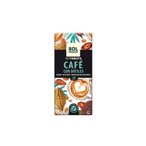 Tableta chocolate de cafe con datiles Bio 70g Sol Natural