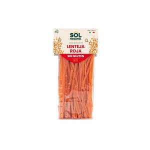 Tagliatelle de lenteja roja sin gluten bio 250g Sol Natural