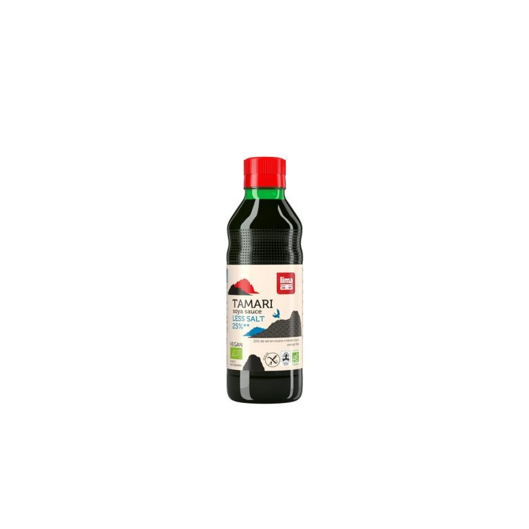 Tamari (salsa de soja) 25% menos de sal bio 250ml Lima
