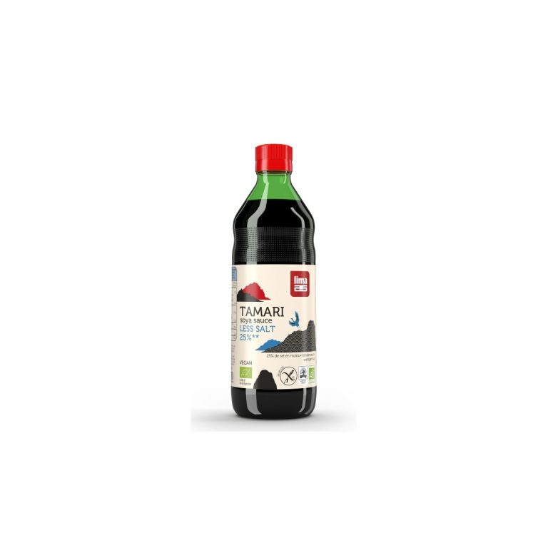 Tamari (salsa de soja) 25% menos de sal bio 500ml Lima