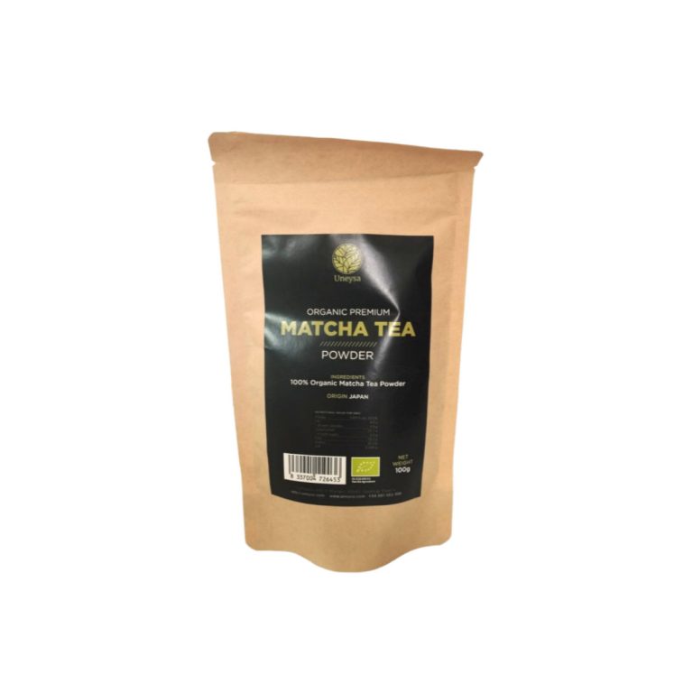 Te matcha premium en polvo Bio 100g Uneysa