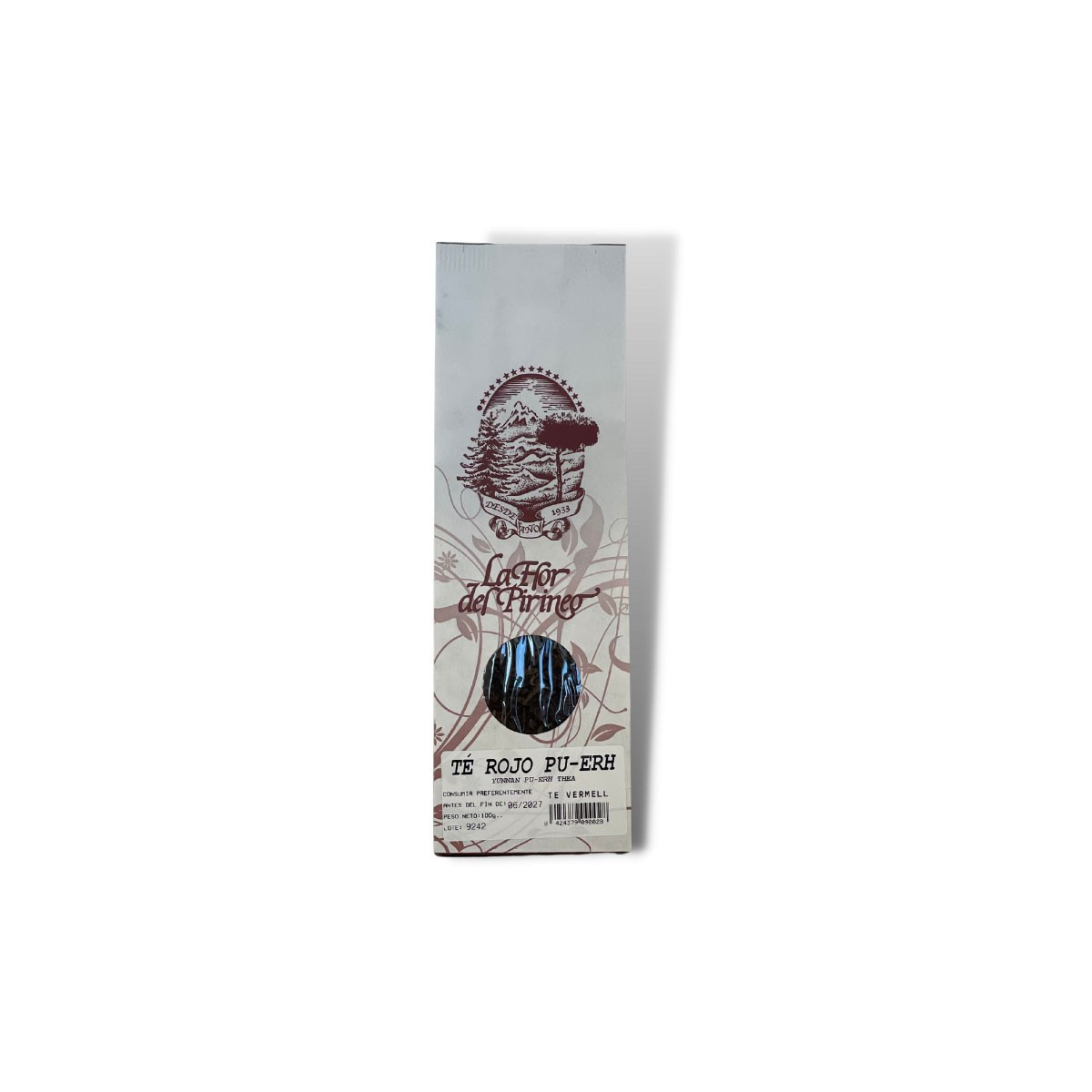 Te rojo de china pu erh 100 g La Flor del Pirineo