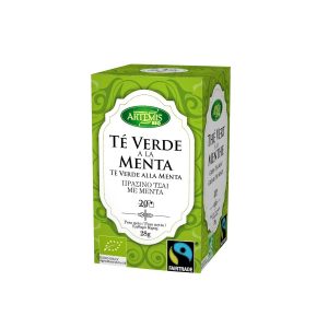 Te verde con menta Bio 20 filtros Artemis