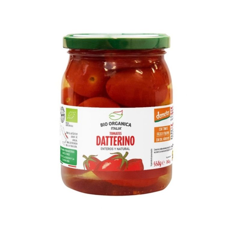 Tomate Datterino entero Bio 550 g Organica Italia