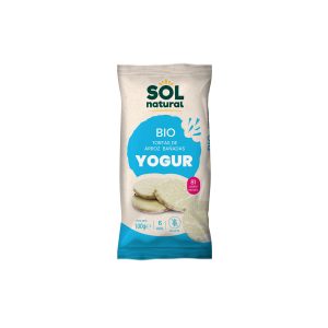 Tortitas de arroz yogur natural s/g Bio 100g Sol Natural