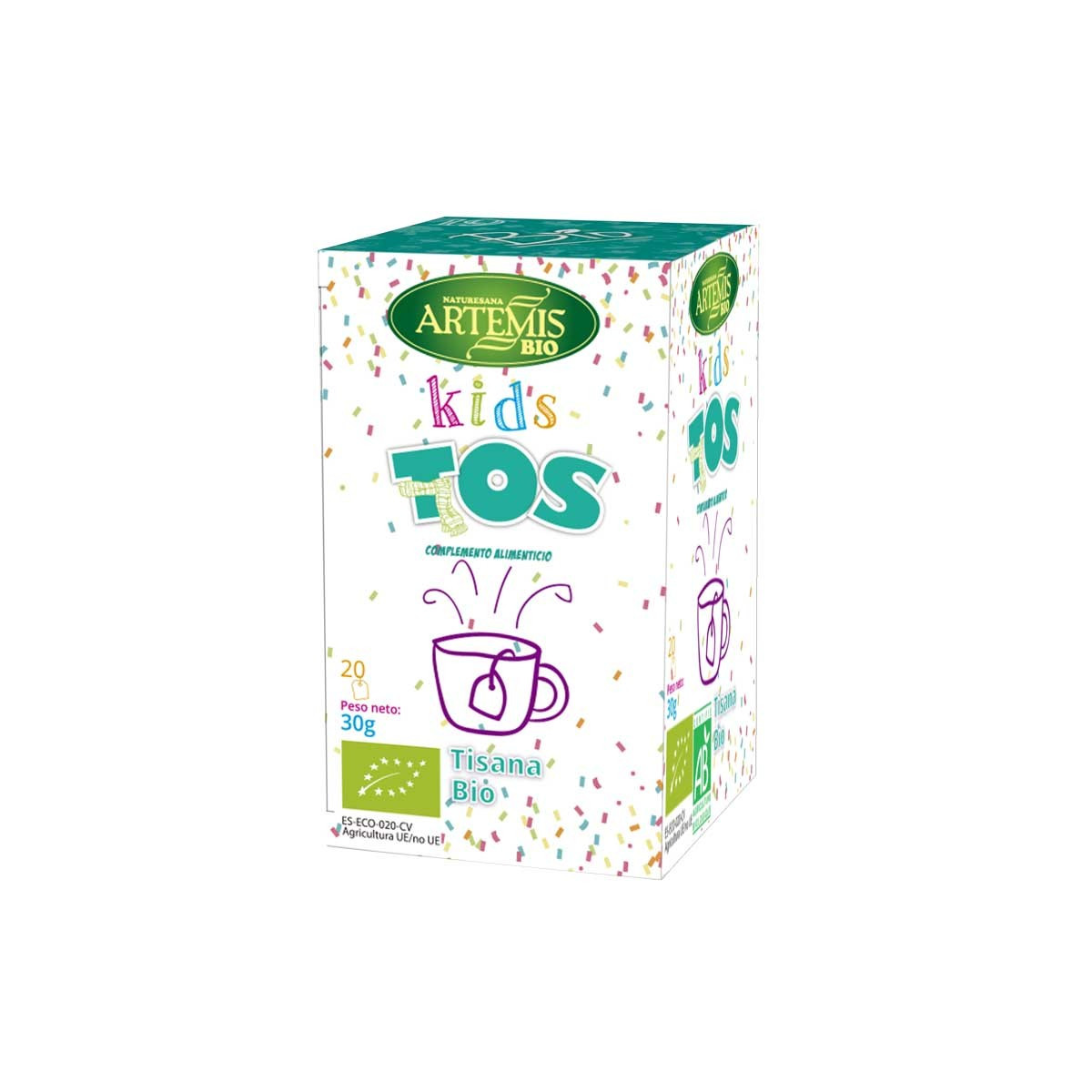 Tos Kids bio 20 filtros Artemis