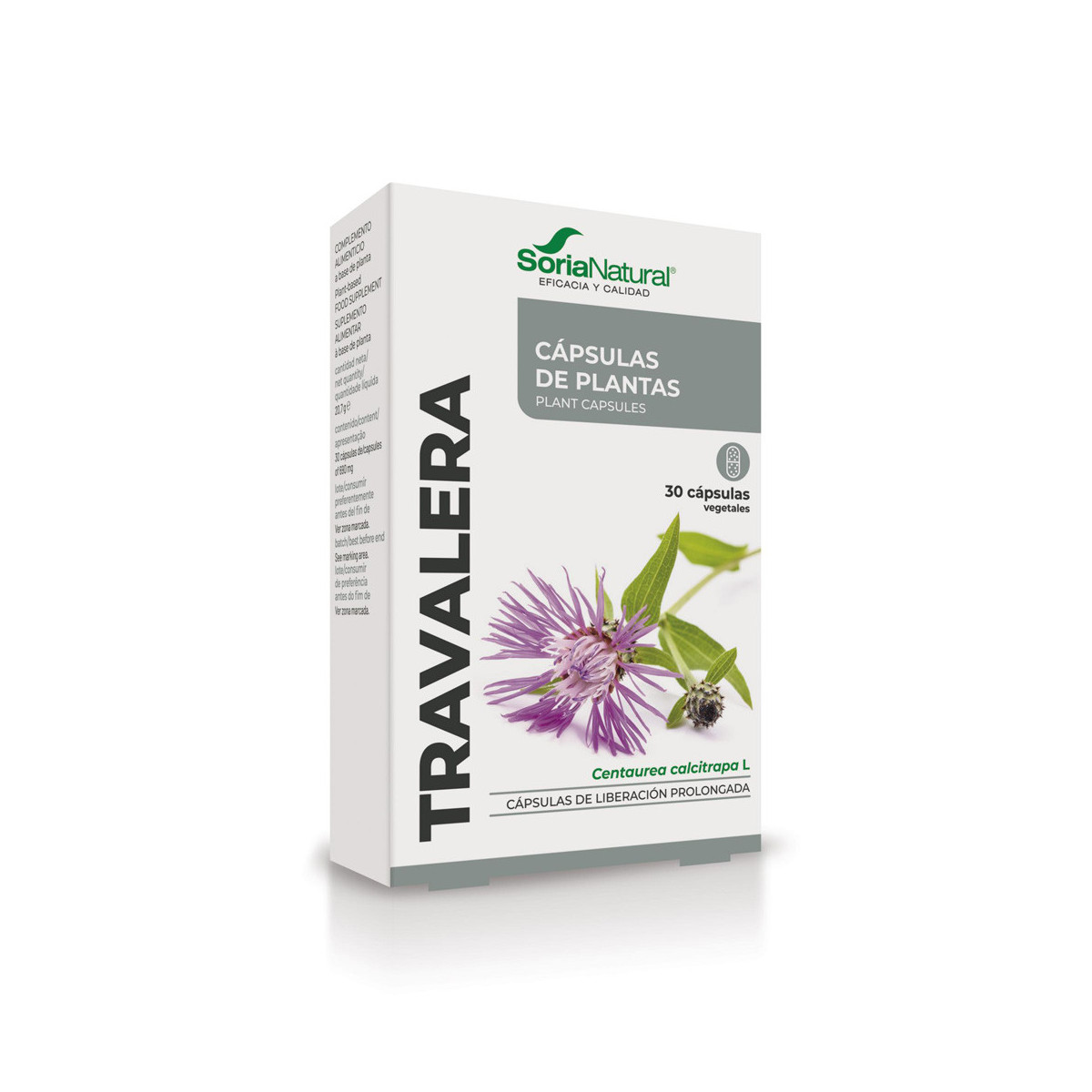 Travalera 30 capsulas Soria Natural