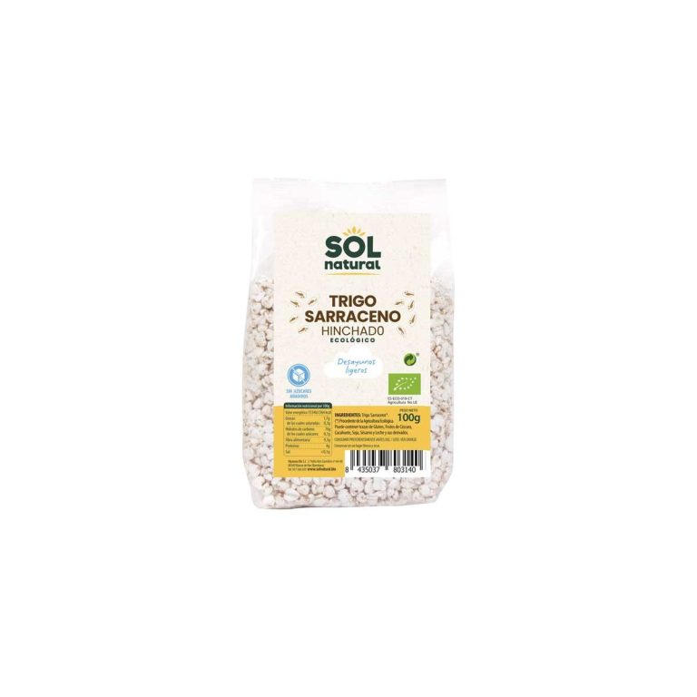 Trigo sarraceno hinchado bio 100 g Sol Natural