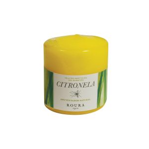Vela taco alta flama citronela 80x70mm Roura