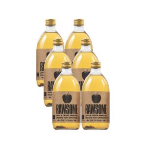 Vinagre de sidra de manzana sin filtrar Bio 500ml RAWSOME