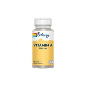 Vitamina A 3000mcg 60 vcaps Solaray