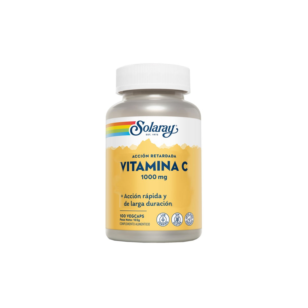 Vitamina C 1000mg A/R 100 comprimidos Solaray