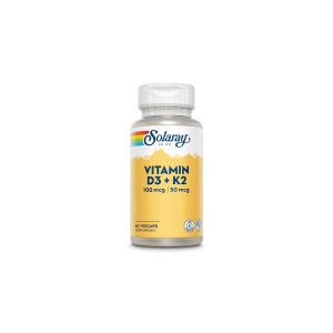 Vitamina D3 + K2 60vcaps Solaray