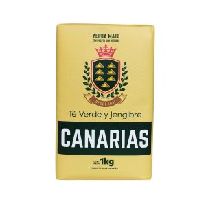 Yerba mate Te verde y jengibre 1kg Canarias