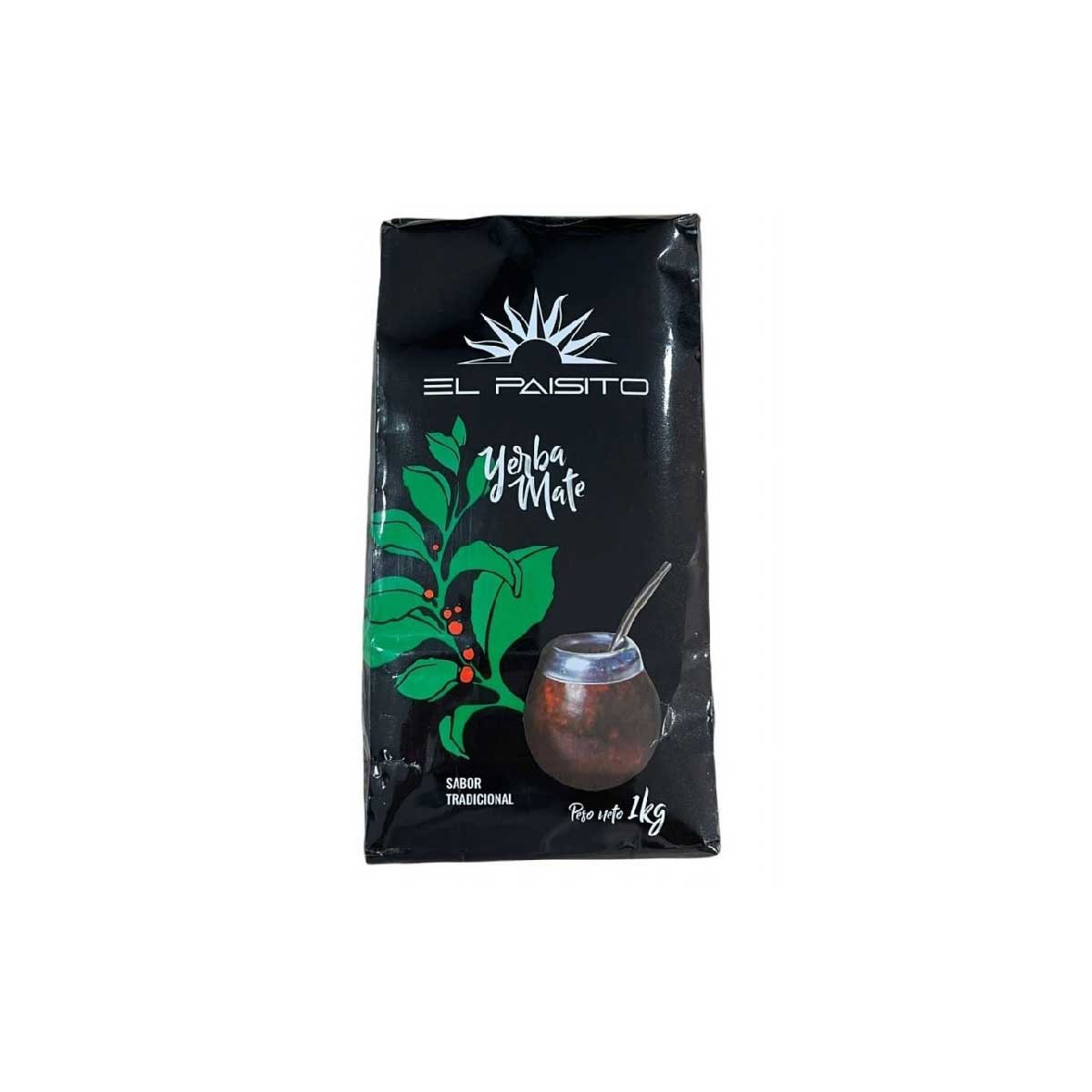 Yerba Mate tradicional 1kg El Paisito