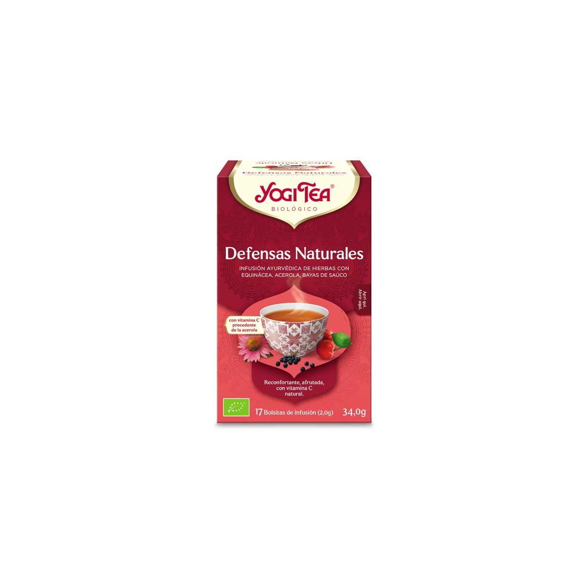Yogi Tea Defensas naturales Bio 17 filtros BIO
