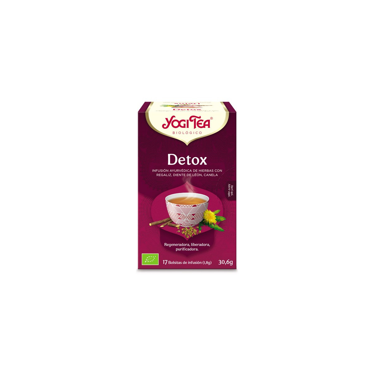 Yogi Tea Detox 17 filtros BIO