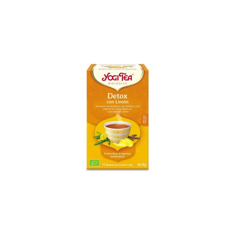 Yogi Tea Detox con limon 17 filtros BIO