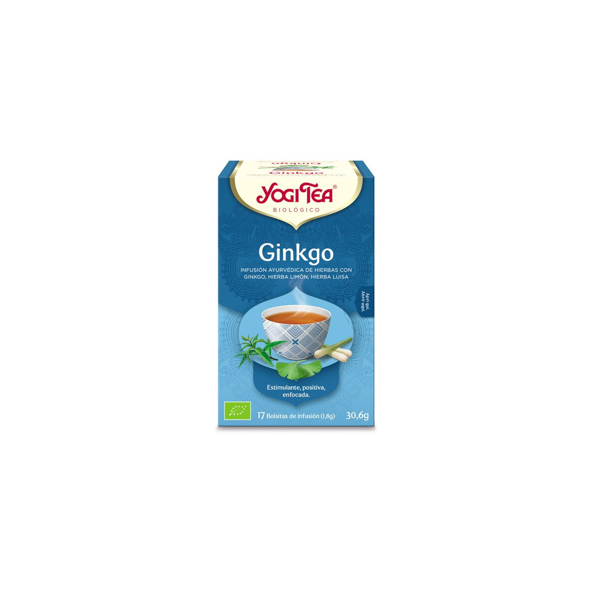 Yogi Tea Ginkgo 17 filtros BIO