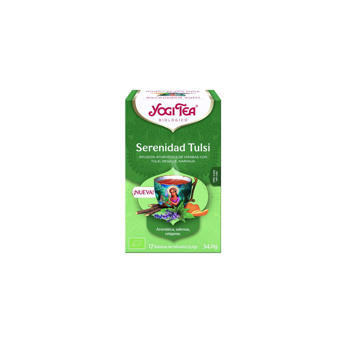 Yogi Tea Serenidad Tulsi Bio 17 filtros BIO