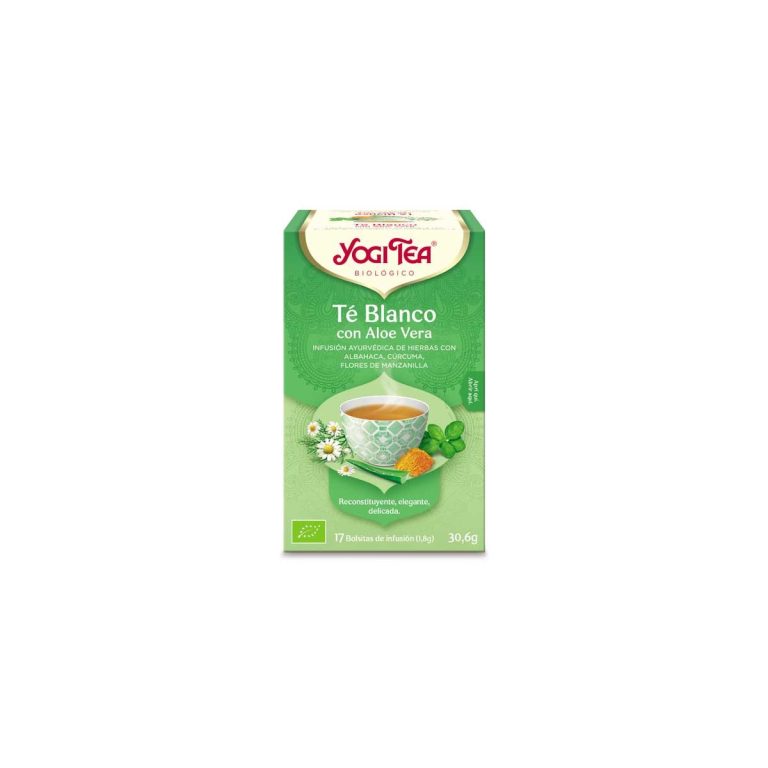 Yogi tea te blanco con aloe vera bio 17 filtro BIO