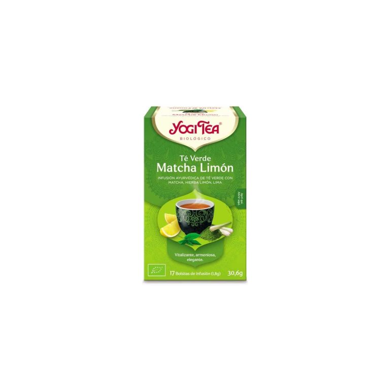 Yogi Tea Te verde Matcha Limon 17 filtros BIO