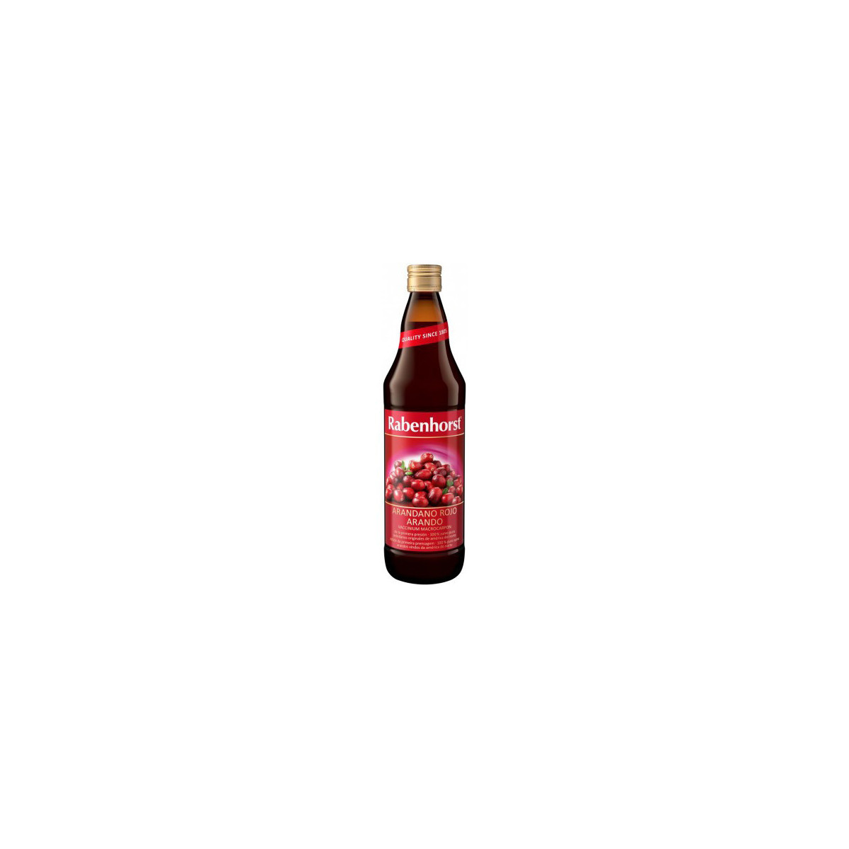 Zumo Arandano Rojo Americano 750ml Rabenhorst